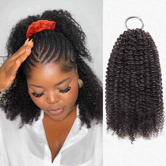 Wholesale|Buy 15 Packs Afro Kinky Curly Feather Crochet Weave Human Hair Extensions Send 10 Free Packs