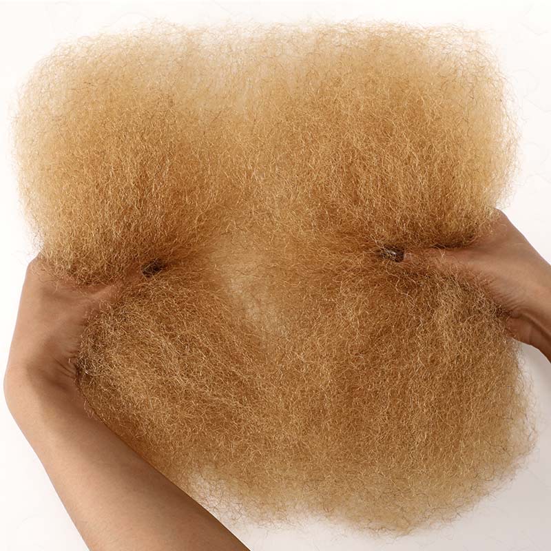 Wholesale|Buy 15 Packs Auburn Brown Afro kinky Bulk Human Hair Send 10 Free Packs